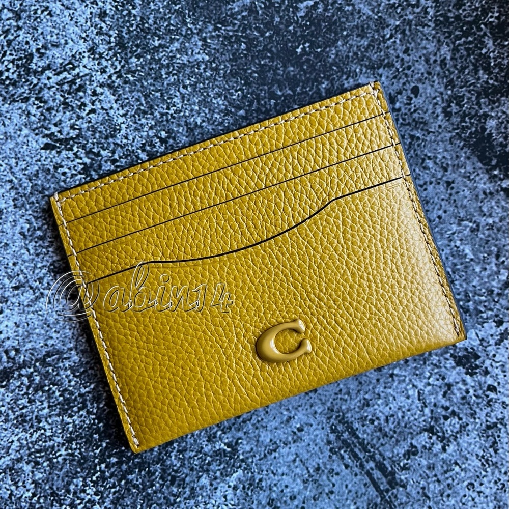 NWT Coach Leather Card Case